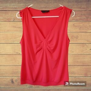 Parallel Coral Sleeveless Top   Size L   EUC